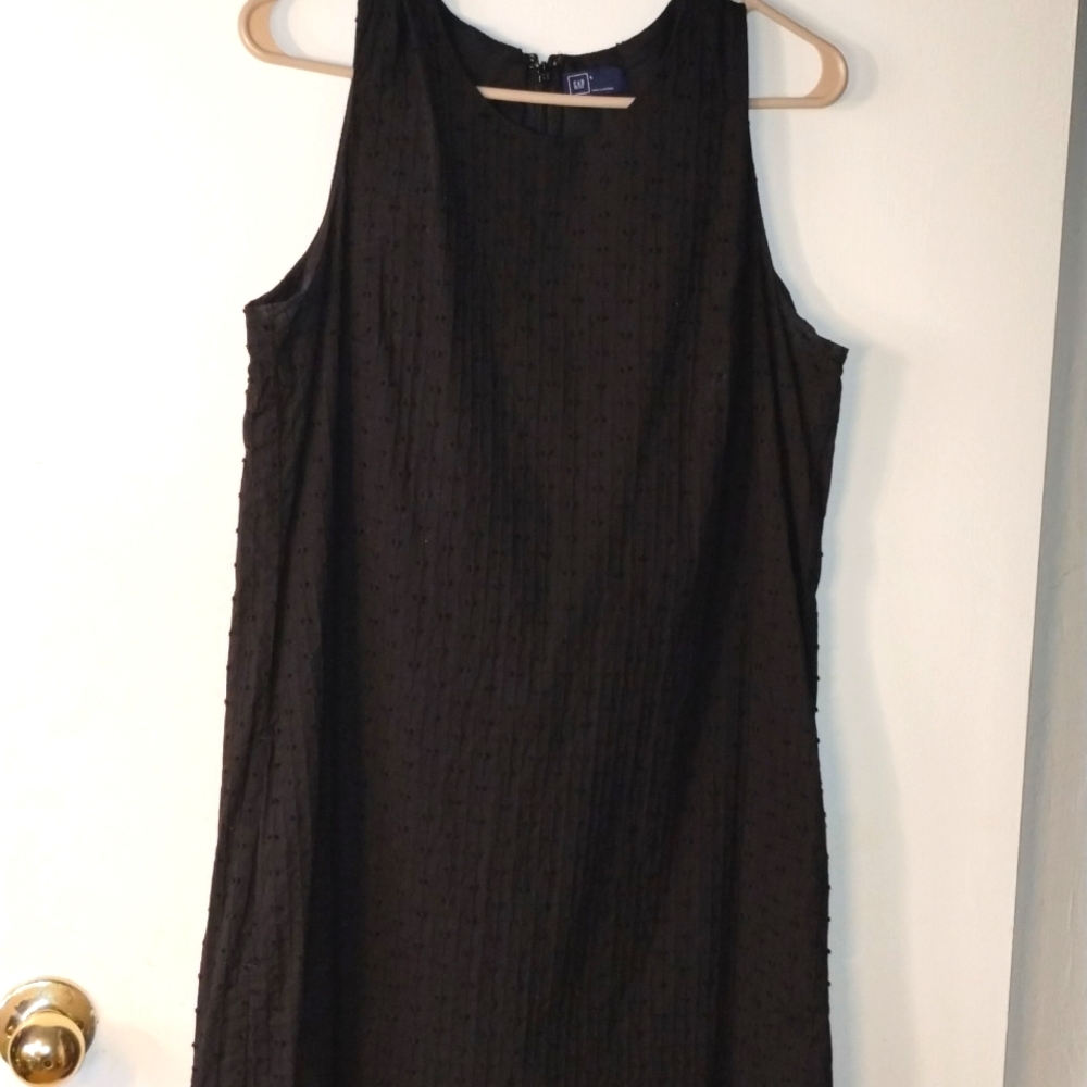 ⭐Gap Little Black Dress Stretch Size Large Dress with Pockets